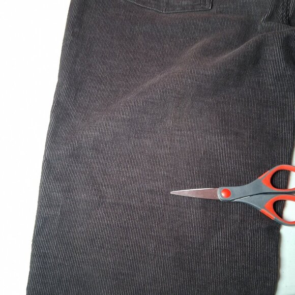 Vintage Roebucks Corduroys Corduroy Pants Men 36x30 Dark Gray Classic READ - Picture 14 of 14